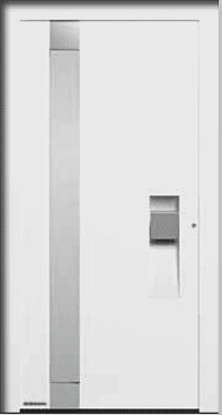 Двери входные алюминиевые ThermoCarbon Hormann - Мотив 306 в Кропоткине